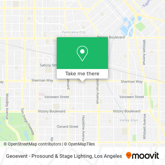 Geoevent - Prosound & Stage Lighting map