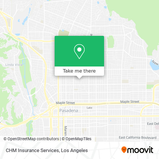 Mapa de CHM Insurance Services