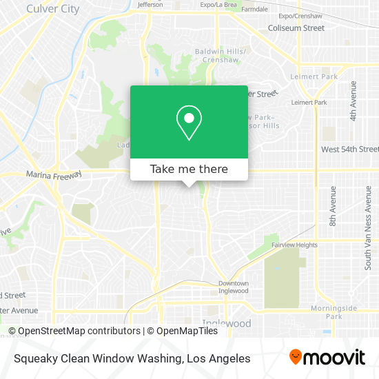 Squeaky Clean Window Washing map