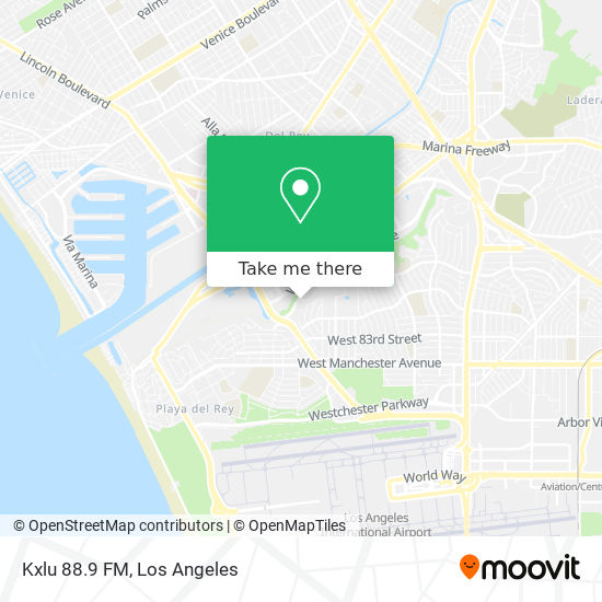 Mapa de Kxlu 88.9 FM