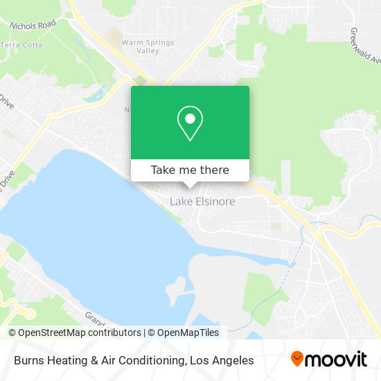 Burns Heating & Air Conditioning map