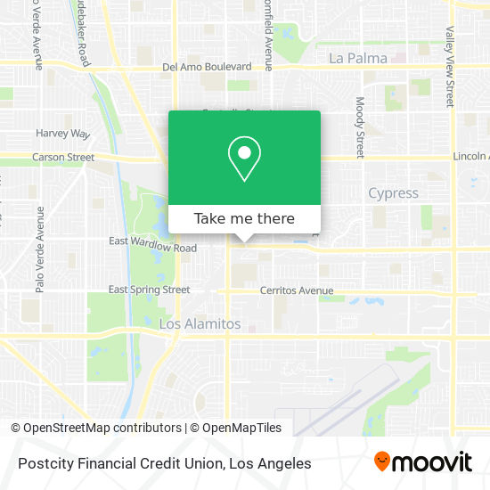 Postcity Financial Credit Union map