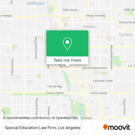 Special Education Law Firm map