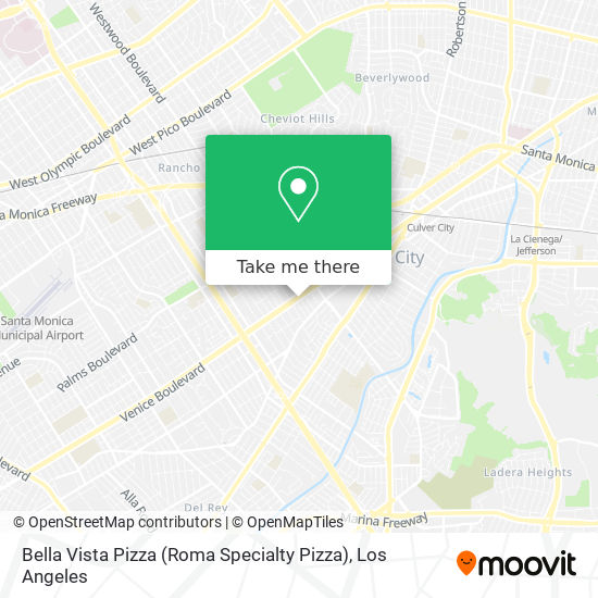 Bella Vista Pizza (Roma Specialty Pizza) map