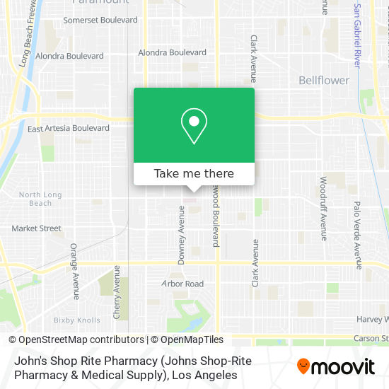 John's Shop Rite Pharmacy (Johns Shop-Rite Pharmacy & Medical Supply) map