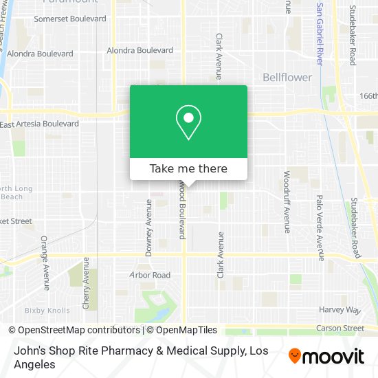Mapa de John's Shop Rite Pharmacy & Medical Supply