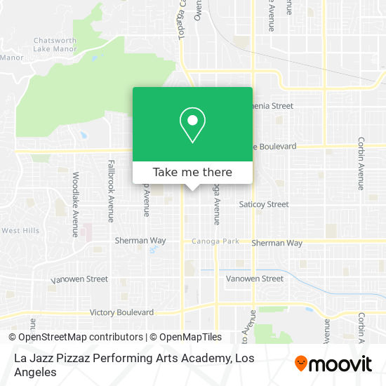 Mapa de La Jazz Pizzaz Performing Arts Academy