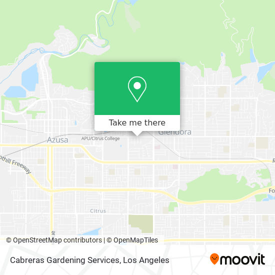 Cabreras Gardening Services map