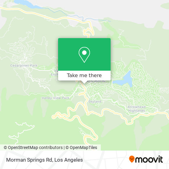 Morman Springs Rd map