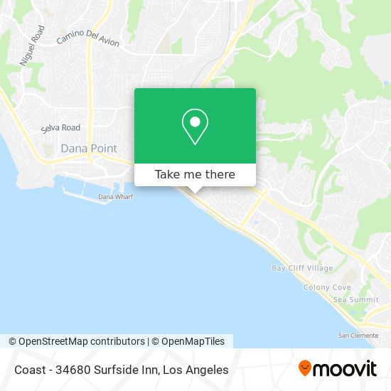 Mapa de Coast - 34680 Surfside Inn
