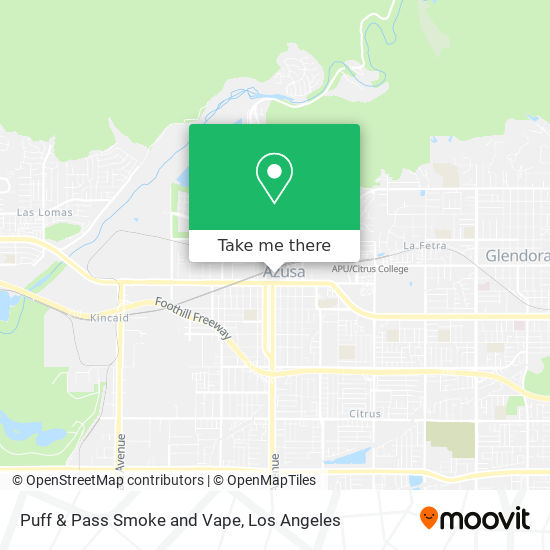 Mapa de Puff & Pass Smoke and Vape