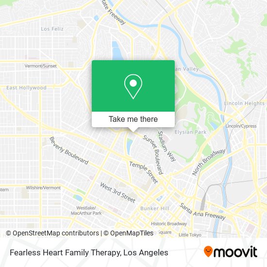 Mapa de Fearless Heart Family Therapy