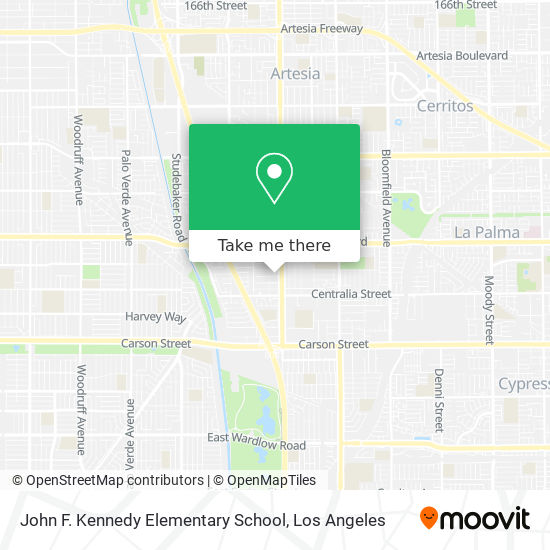 Mapa de John F. Kennedy Elementary School