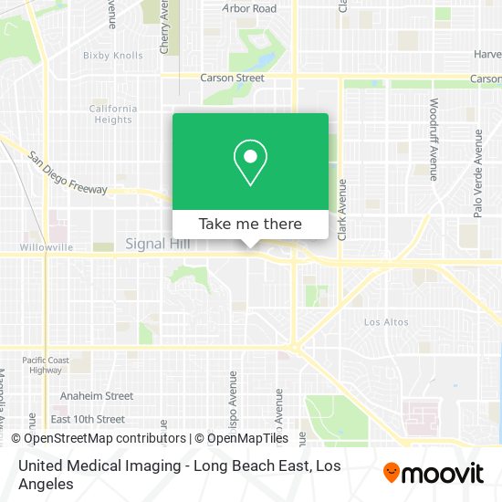 Mapa de United Medical Imaging - Long Beach East