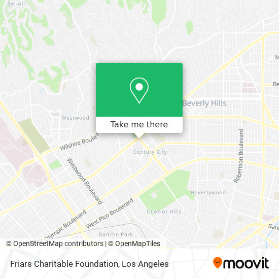Friars Charitable Foundation map