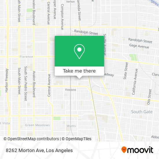 Mapa de 8262 Morton Ave