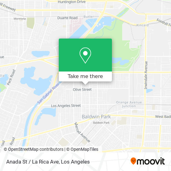 Anada St / La Rica Ave map