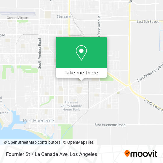 Fournier St / La Canada Ave map