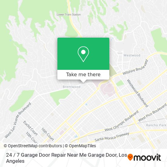 Mapa de 24 / 7 Garage Door Repair Near Me Garage Door