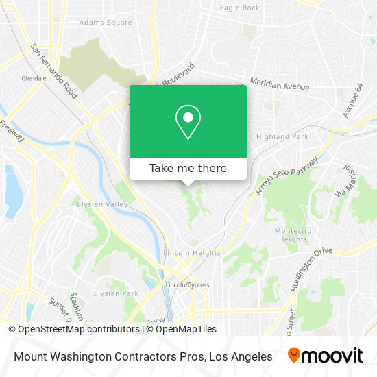 Mount Washington Contractors Pros map