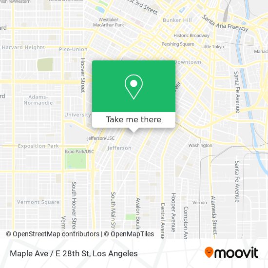 Mapa de Maple Ave / E 28th St