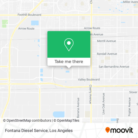 Mapa de Fontana Diesel Service