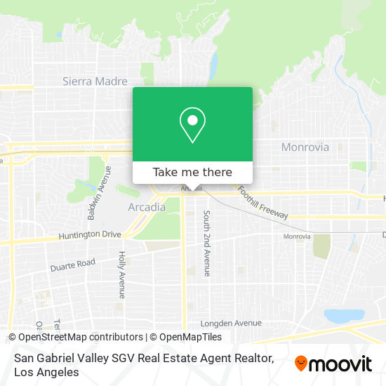 San Gabriel Valley SGV Real Estate Agent Realtor map