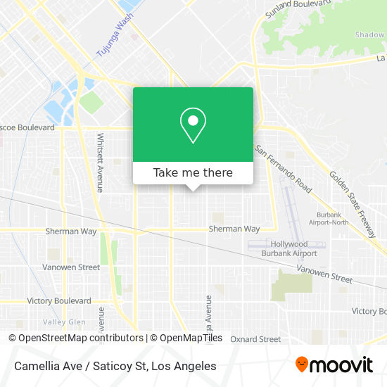 Camellia Ave / Saticoy St map