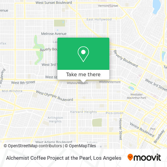 Alchemist Coffee Project at the Pearl map