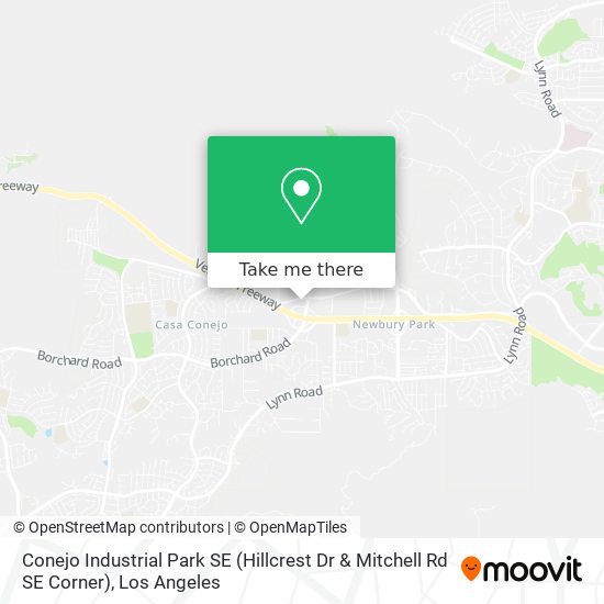 Conejo Industrial Park SE (Hillcrest Dr & Mitchell Rd SE Corner) map