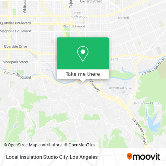 Mapa de Local Insulation Studio City