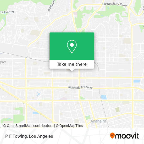 P F Towing map