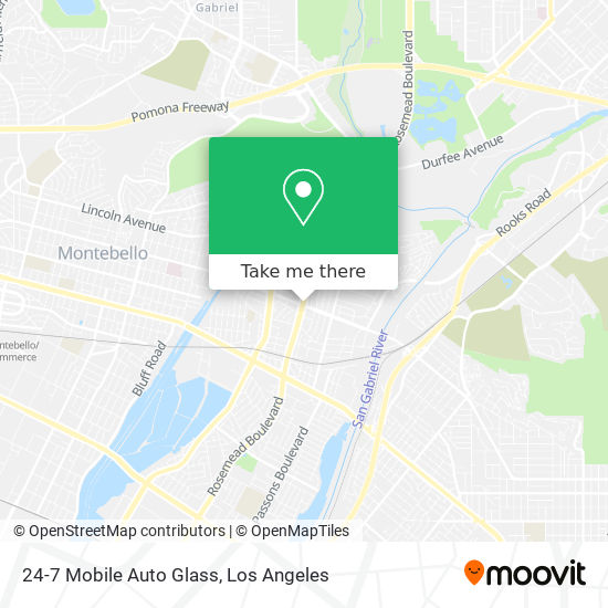 Mapa de 24-7 Mobile Auto Glass