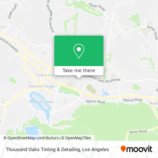 Thousand Oaks Tinting & Detailing map