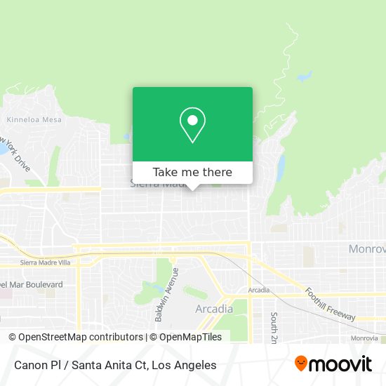 Canon Pl / Santa Anita Ct map