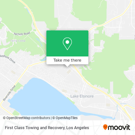 First Class Towing and Recovery map