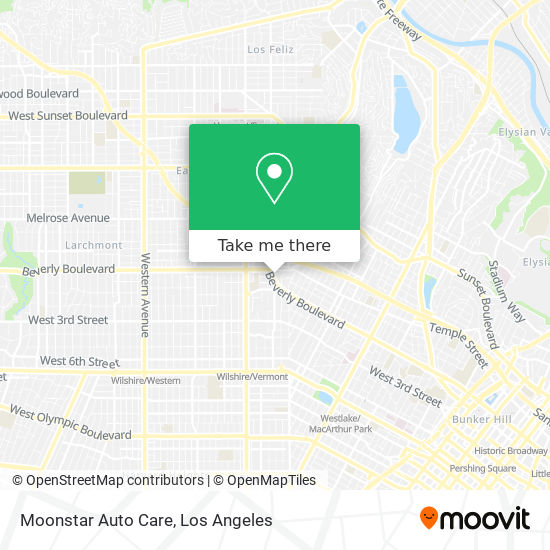 Moonstar Auto Care map