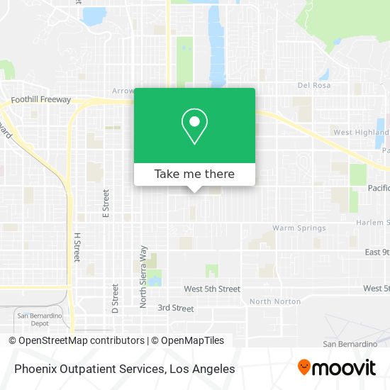 Phoenix Outpatient Services map