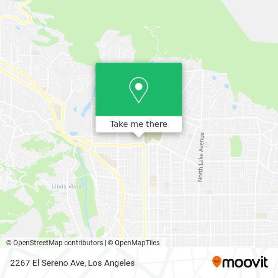 Mapa de 2267 El Sereno Ave