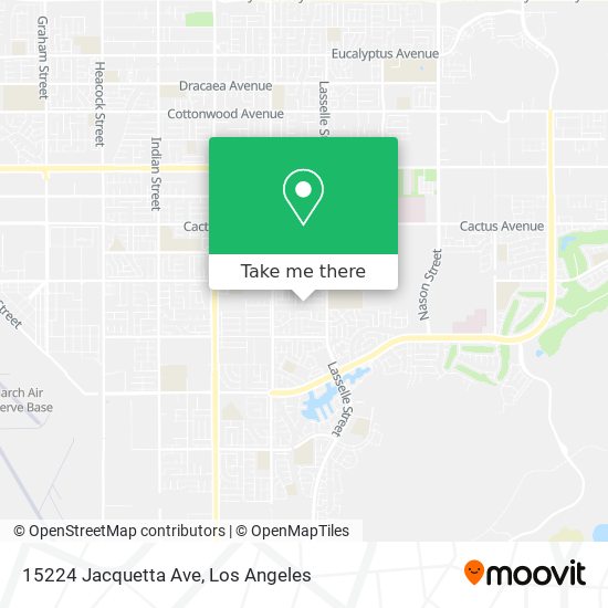 Mapa de 15224 Jacquetta Ave