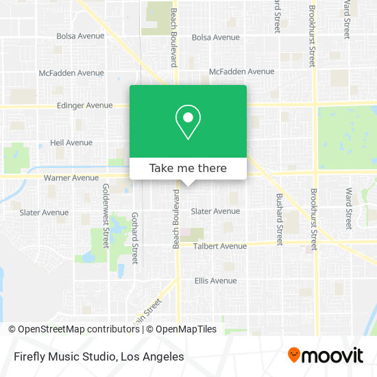 Firefly Music Studio map