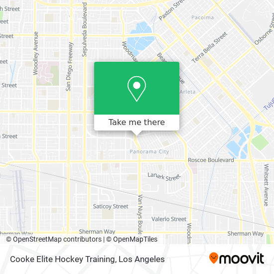 Cooke Elite Hockey Training map