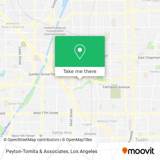 Peyton-Tomita & Associates map