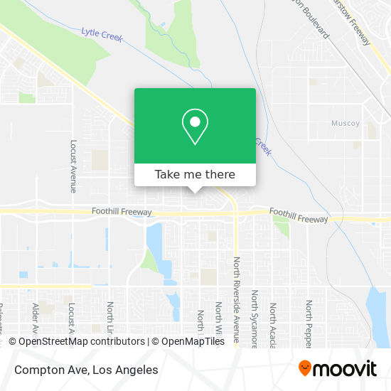 Compton Ave map