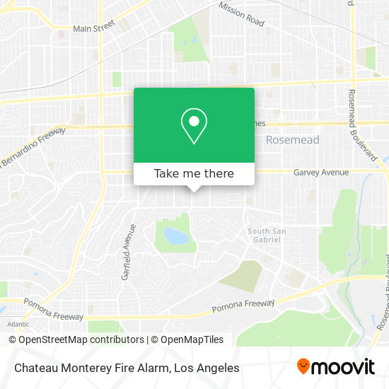 Chateau Monterey Fire Alarm map