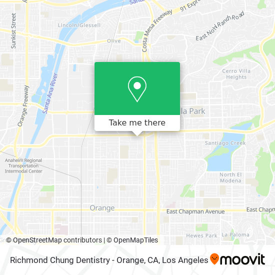 Mapa de Richmond Chung Dentistry - Orange, CA