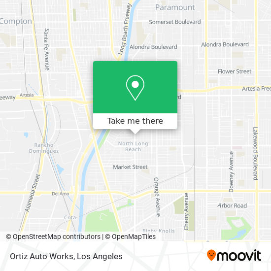 Ortiz Auto Works map