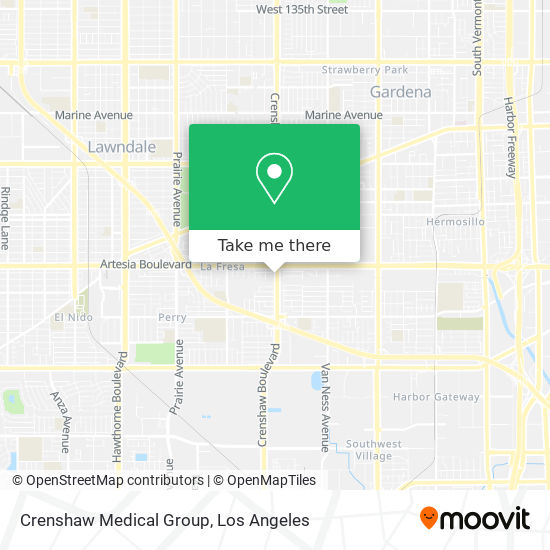 Crenshaw Medical Group map