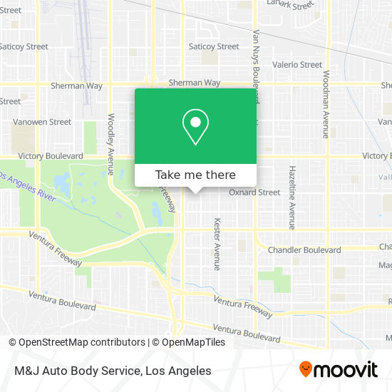 M&J Auto Body Service map