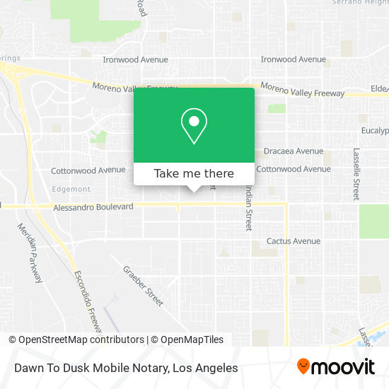 Dawn To Dusk Mobile Notary map